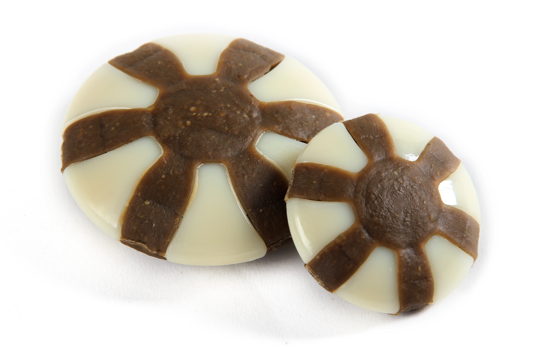Nylon with rawhide frisbee